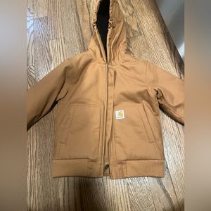 Boys carhartt jacket Euc
